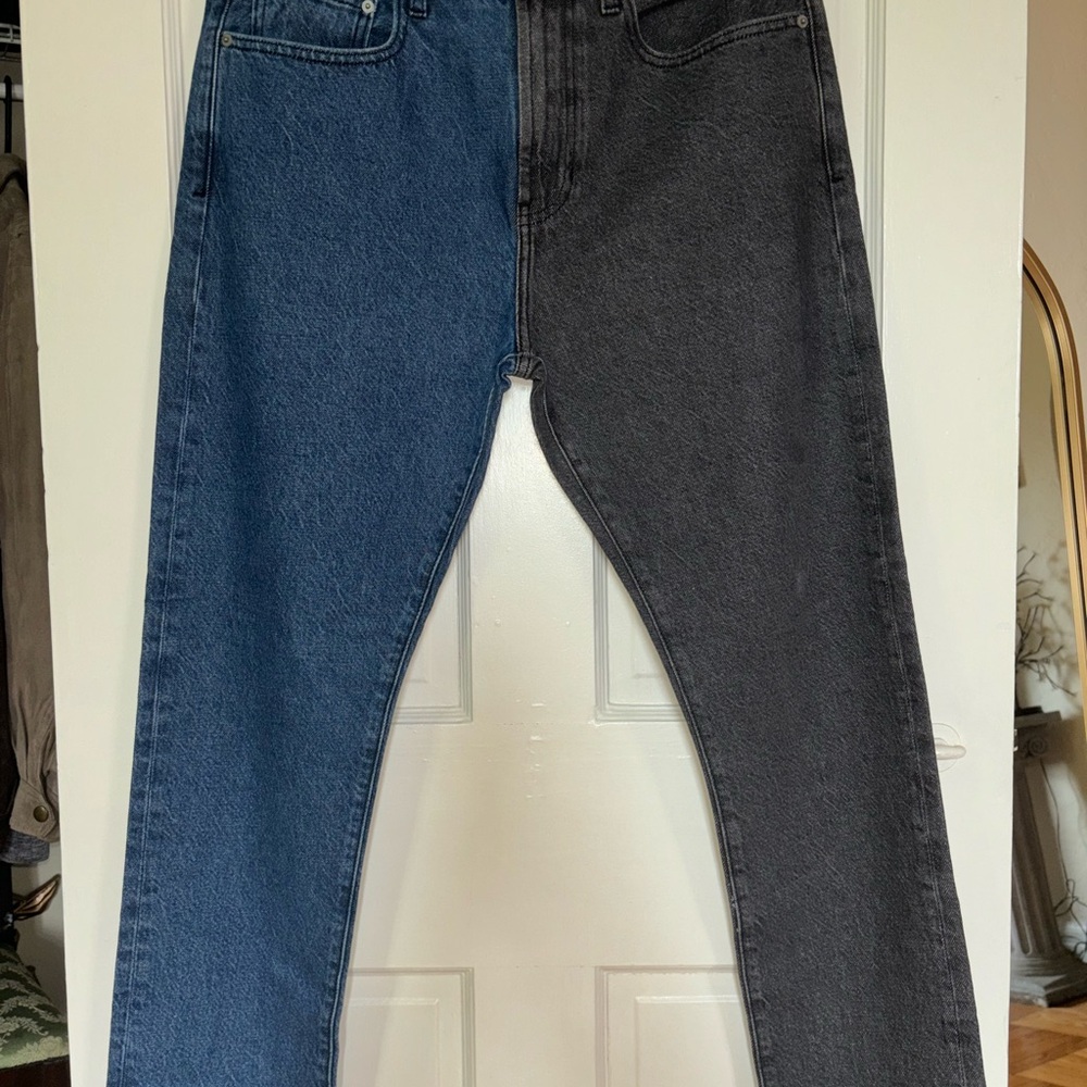 Two-Tone PacSun Blue and Black Men's Jeans
